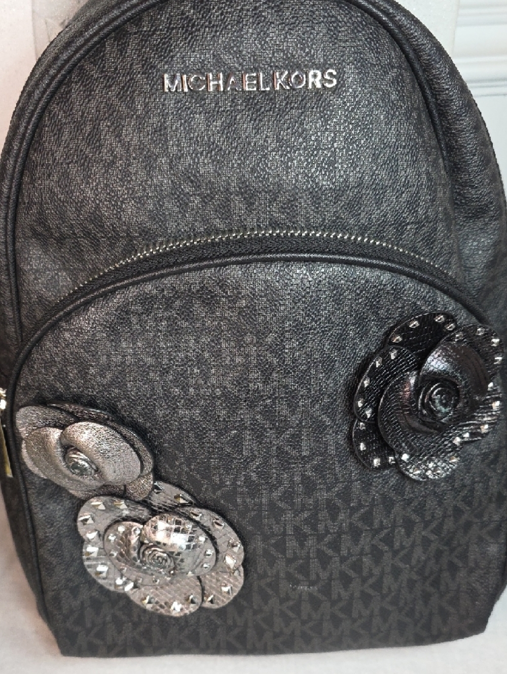 Michael Kors Abbey Medium Leather Backpack - Picture 2 of 8